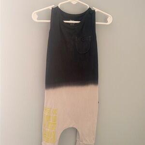 RAGS Black and White Sleeveless Romper